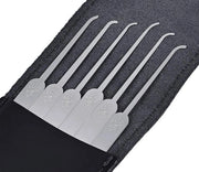 Set di uncini professionale con 6 uncini 0,5 mm Made in Germany - set di apertura di serrature attrezzi del serruriero