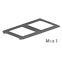 cornice m1x1 perr pattumiera 2 ante cm. 68x37x90h art plast cod:ferx.603227