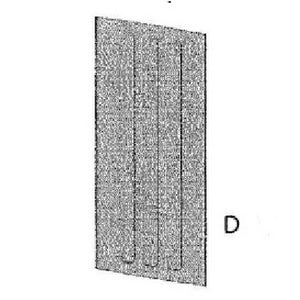 fianco dx2 per pattumiera 2 ante cm. 68x37x90h art plast cod:ferx.603243