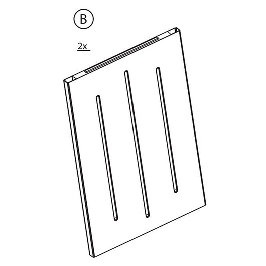 pannello posteriore b per armadio rattan cm.65x45x172h cod:ferx.603298