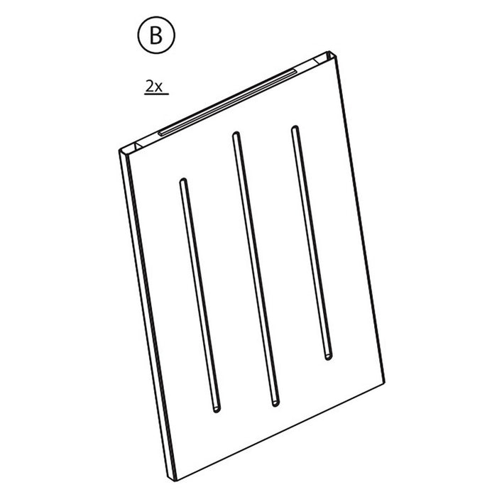 pannello posteriore b per armadio rattan cm.65x45x172h cod:ferx.603298