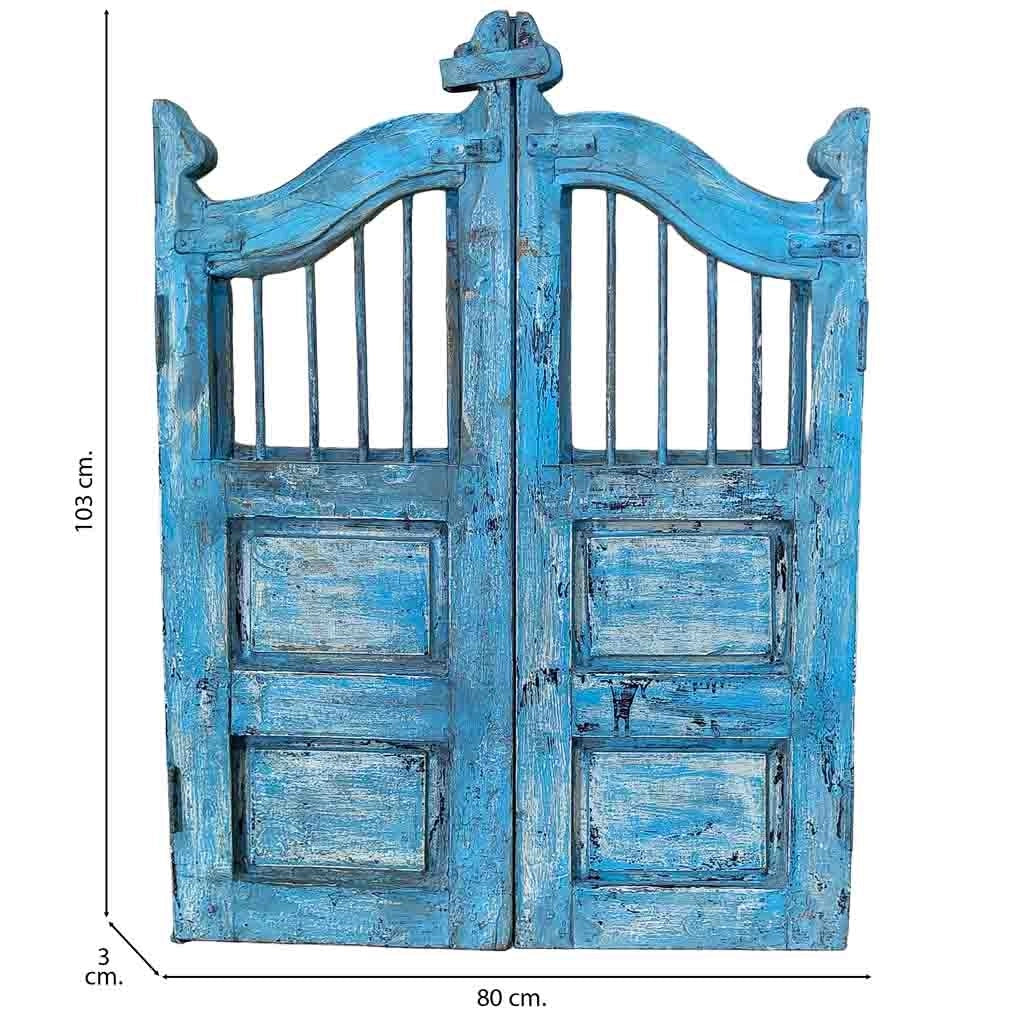Porta in legno artigianale 80x3x103h cm