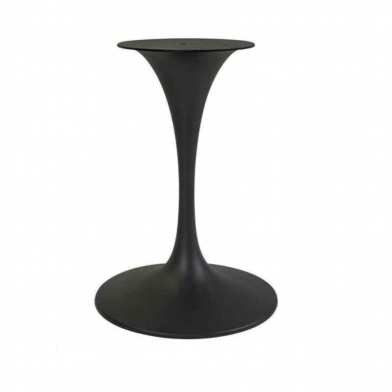 Base Tavolo Acciaio Percy Antracite Tondo Cm ø50h73,5