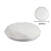 Trade Shop - Plafoniera Soffitto Lavorata 12 Watt 24 Led Smd 5730 Luce 3000k 4000k 6500k C-02 -