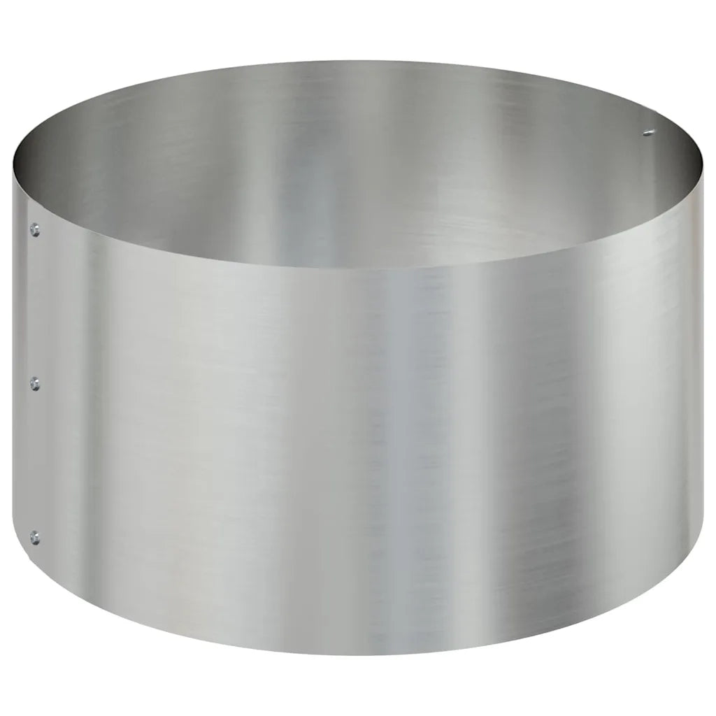 Vaso da giardino Argento 120 x 120 x 20 cm Acciaio zincato 873660