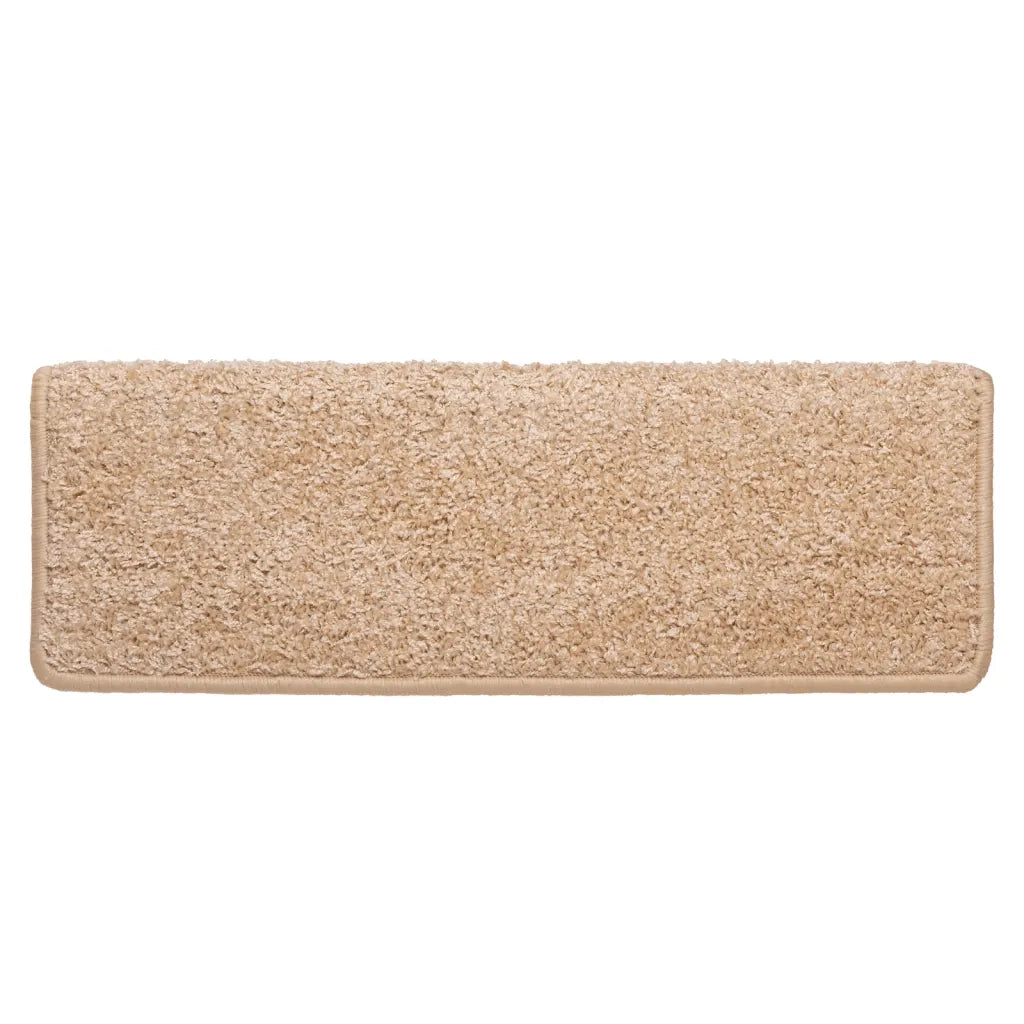 Tappetini per scale 15 pz 65x21x4 cm Oro Bordo rettangolare 326202