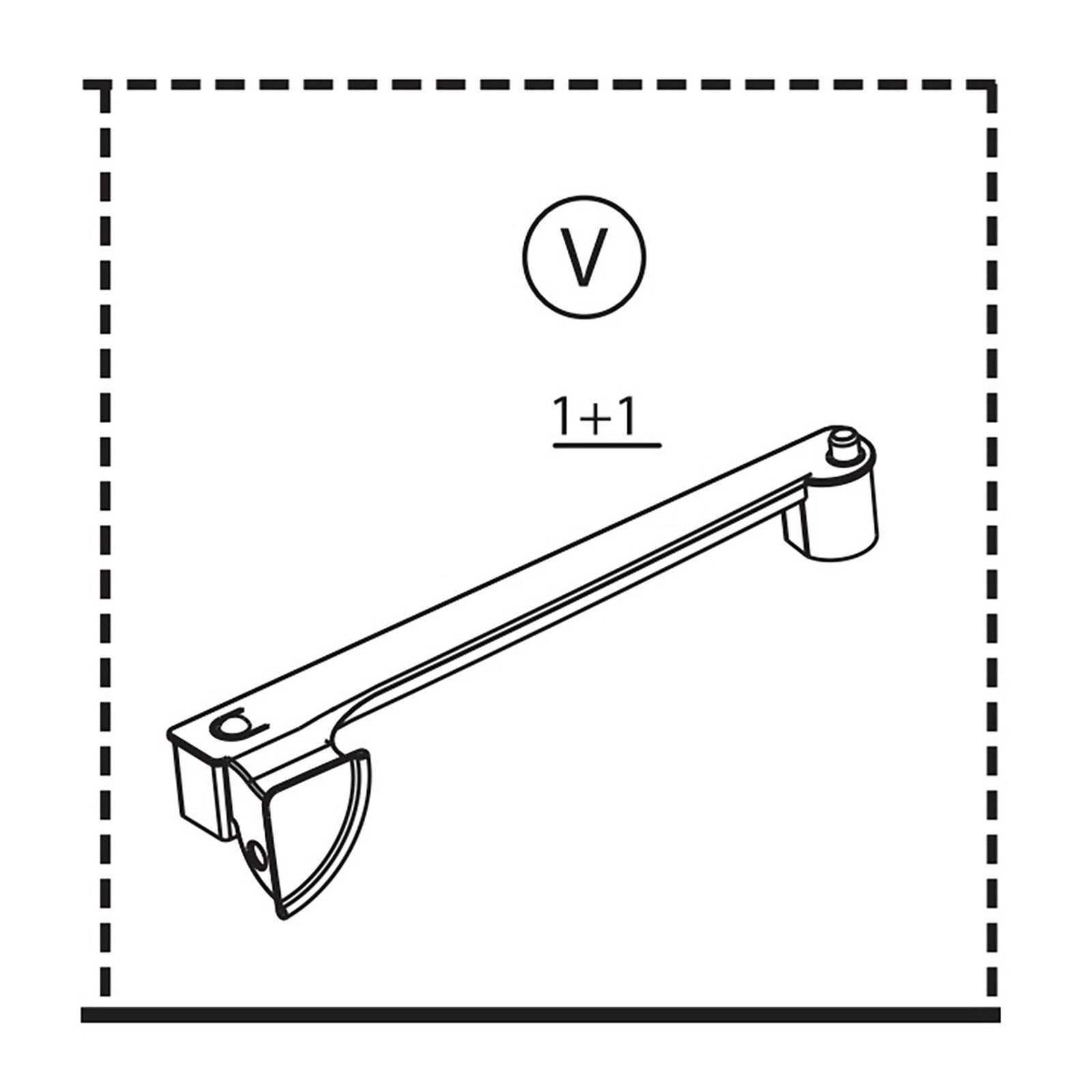 1coppia coppia maniglie v 1+1 per armadio rattan t/p antracite cod:ferx.603306