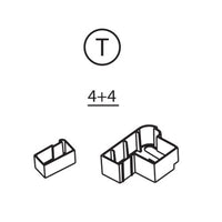 accessori t per armadio rattan cm 65x45x172h tre piani antracite cod:ferx.603333