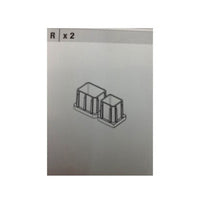 piedino r per salotto resina 4pz.con cuscino nebraska 2 marron cod:ferx.603366