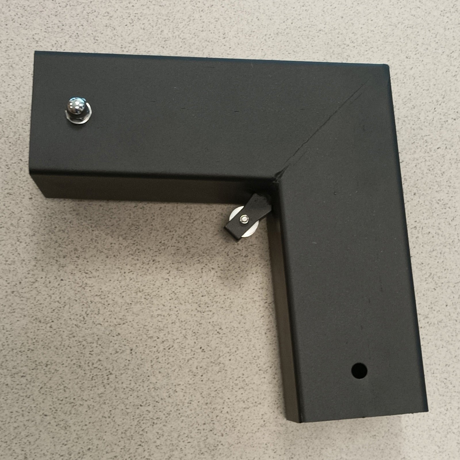 supporto palo orizzontaleverticale per ombrellone decorato palo alluminio nero 93x93 3x4 cm cod:ferx.603372