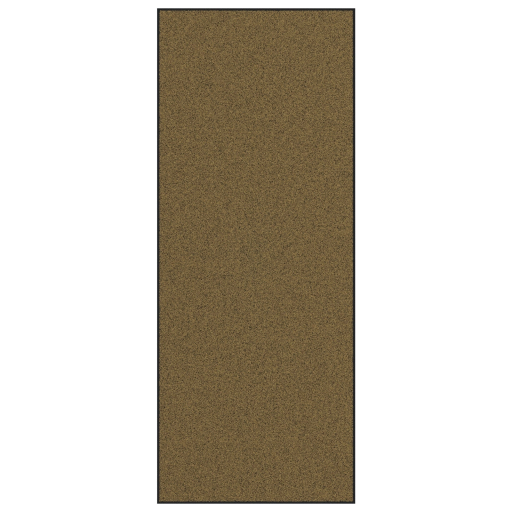 Tappetino Lavabile Marrone 120x300 cm