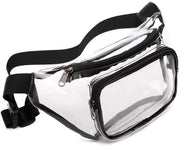 Heuptas trasparenti adattabili per sportivi e non - Cinturino regolabile da 84-120 cm heuptas trasparenti per smartphone fino a 19 cm heuptas trasparenti per eventi sportivi, concerti - Nero