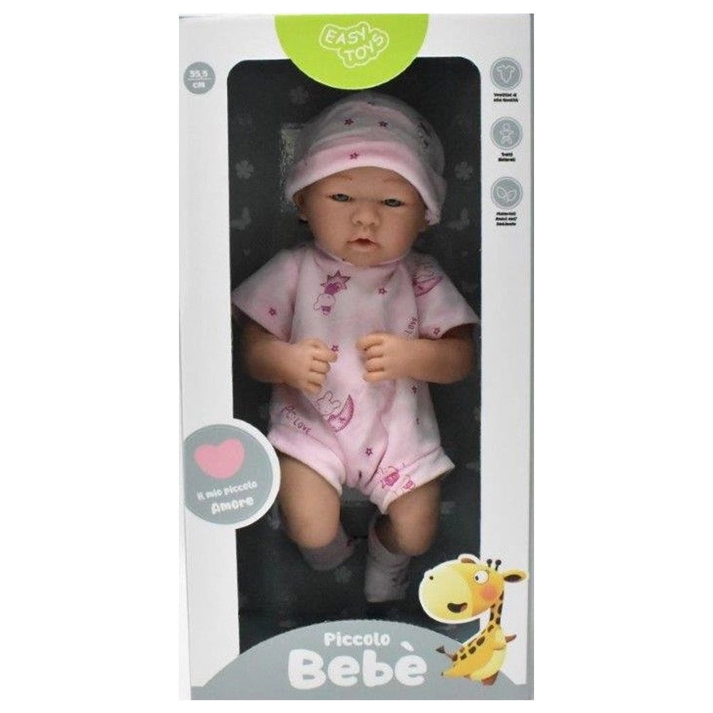 Trade Shop - Piccolo Bebè Bambolotto Bambola Vestito Rosa Vestito Azzurro Bebè Giocattolo -