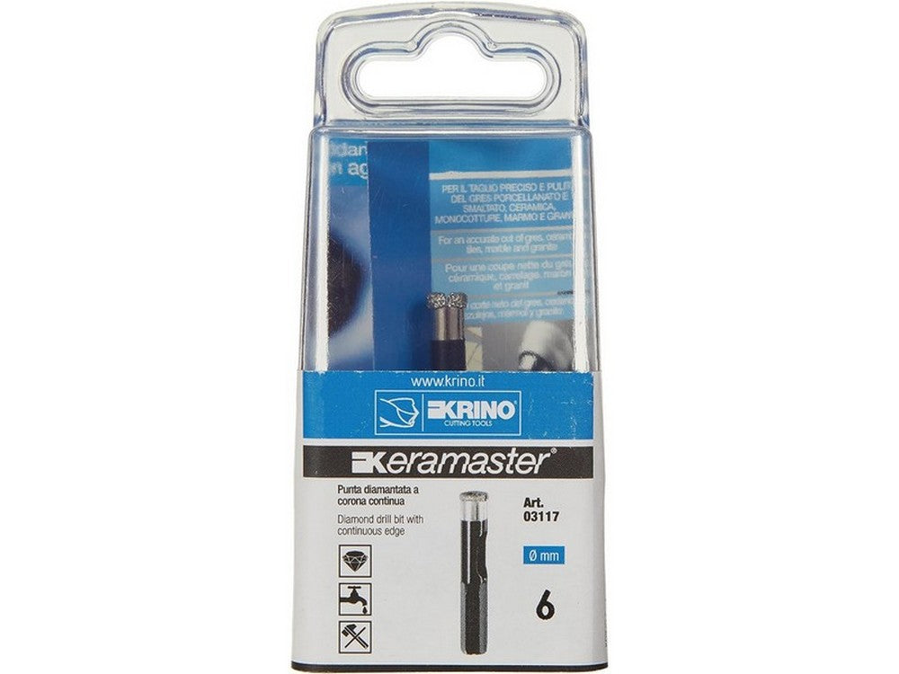 punta fresa diamantata per gres porcellanato keramaster ï mm. 5 cod:ferx.vit54272