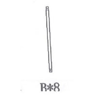 trave b per gazebo in acciaio onda mt.3,5x3,5 jdg077-1 cod:ferx.603451