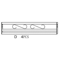 trave d per gazebo in acciaio mt.3x4 armonia yf-3246 cod:ferx.603459