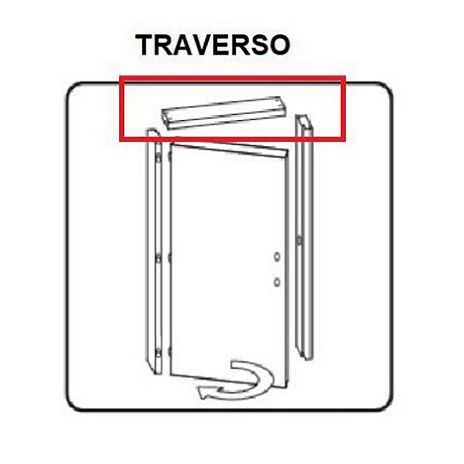 traverso battente per porta microtec ciliegio 210x70 cm cod:ferx.603476