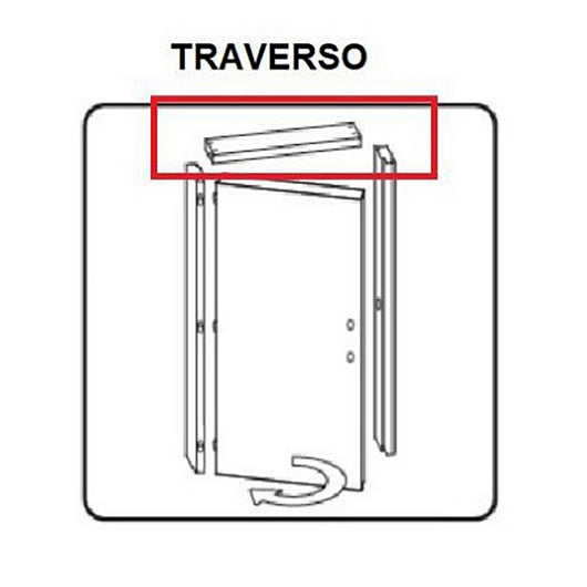traverso battente per porta microtec ciliegio 210x70 cm cod:ferx.603476