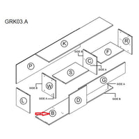 base b grk03.a per kit parete living bridge 210x170x35 cm cemento cod:ferx.603490
