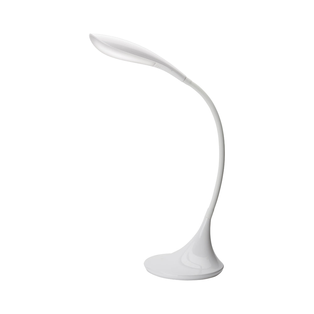 Lampada Da Scrivania Moderna Puddy Acrilico Bianco Led 4,5W 3000K