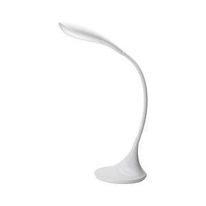Lampada Da Scrivania Moderna Puddy Acrilico Bianco Led 4,5W 3000K