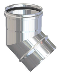 gomito inox aisi 304 x pellet 45â¦cm.8 cod:ferx.6034