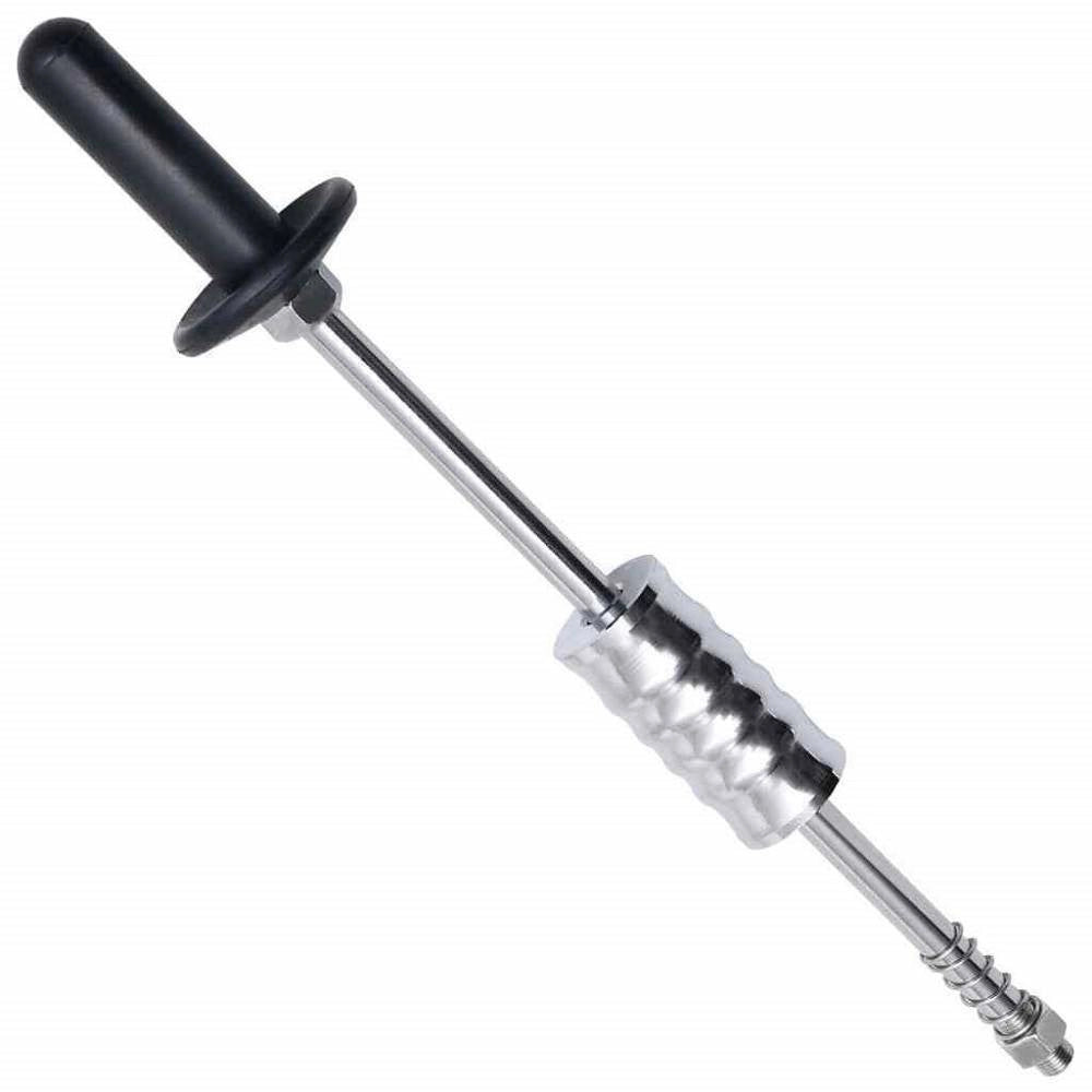 Trade Shop - Martello Scorrevole Con Ventosa Molla A Pressione 59 Cm In Acciaio Al Carbonio -