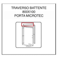 traverso battente per porta microtec frassino/bianco 210x80 cm cod:ferx.603514