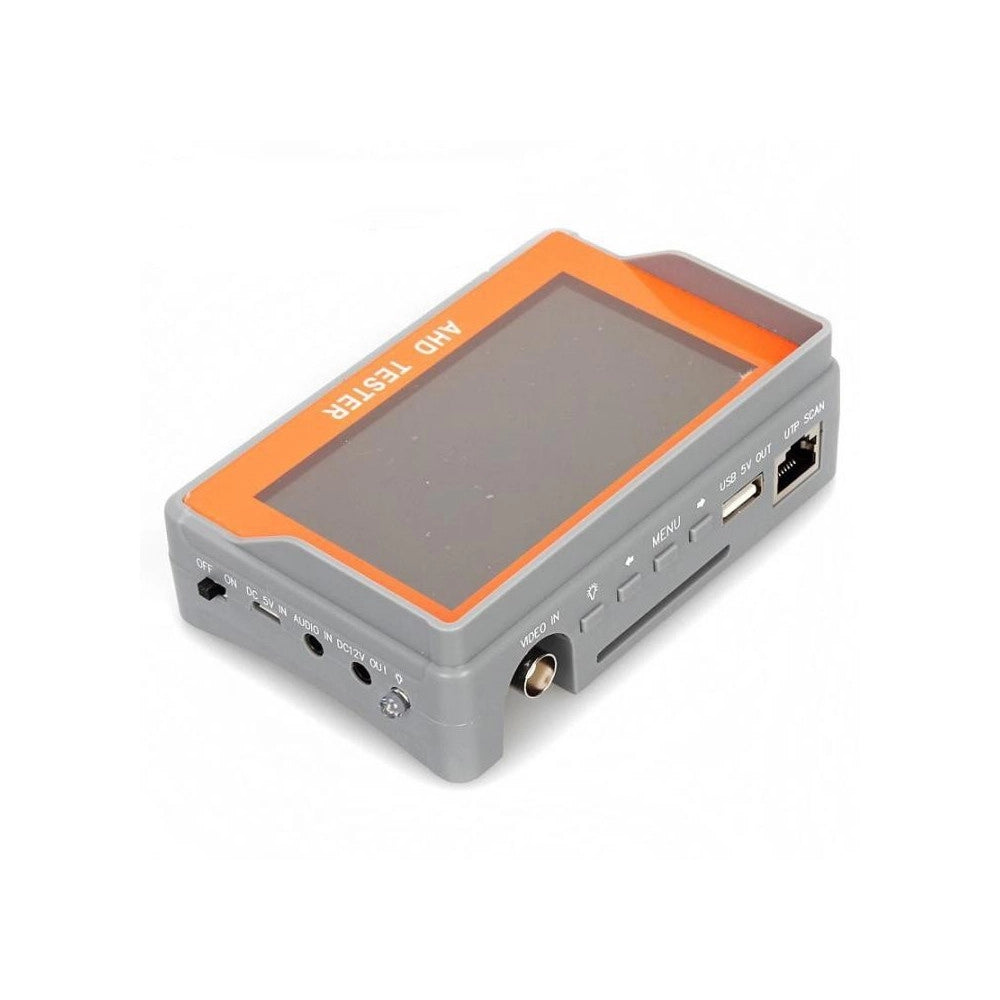Trade Shop - Tester Monitor Tft 4,3" Telecamere Ahd Da Polso Batteria Interna Uscita 12v Utp -