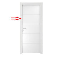 stipiti laterali + cornici per porta mod. righe .bianco cm. 210x70 cod:ferx.603532