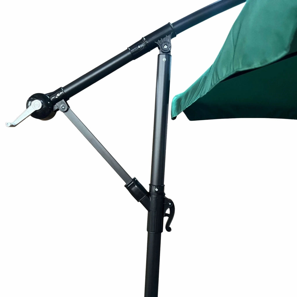 Ombrellone da giardino ASTER con protezione UV in colore rosso peso 12,1 kg dimensioni 300x300x245 cm