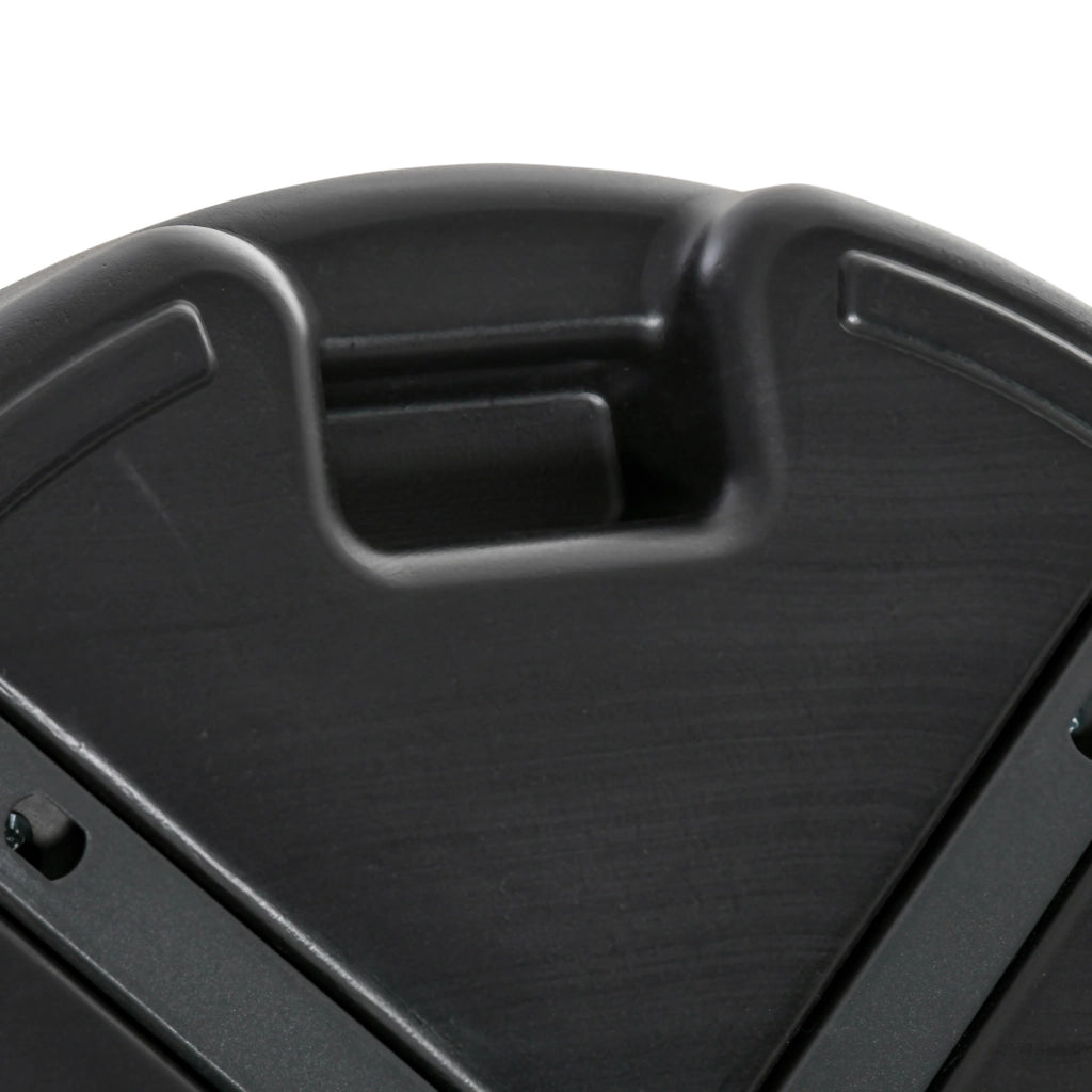 Base per Ombrellone Rotonda in Plastica ¨C zephmum ¨C Nero ?55cm per Pali ?38-48mm