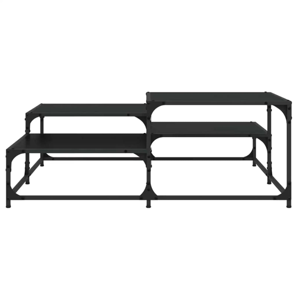 Tavolino da salotto Rovere Nero 107 x 107 x 40 cm 905693