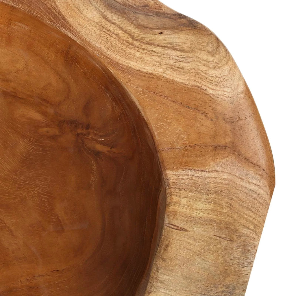 Portafrutta JEPARA Ø 50 cm Legno di teak massello Rotondo 42010337