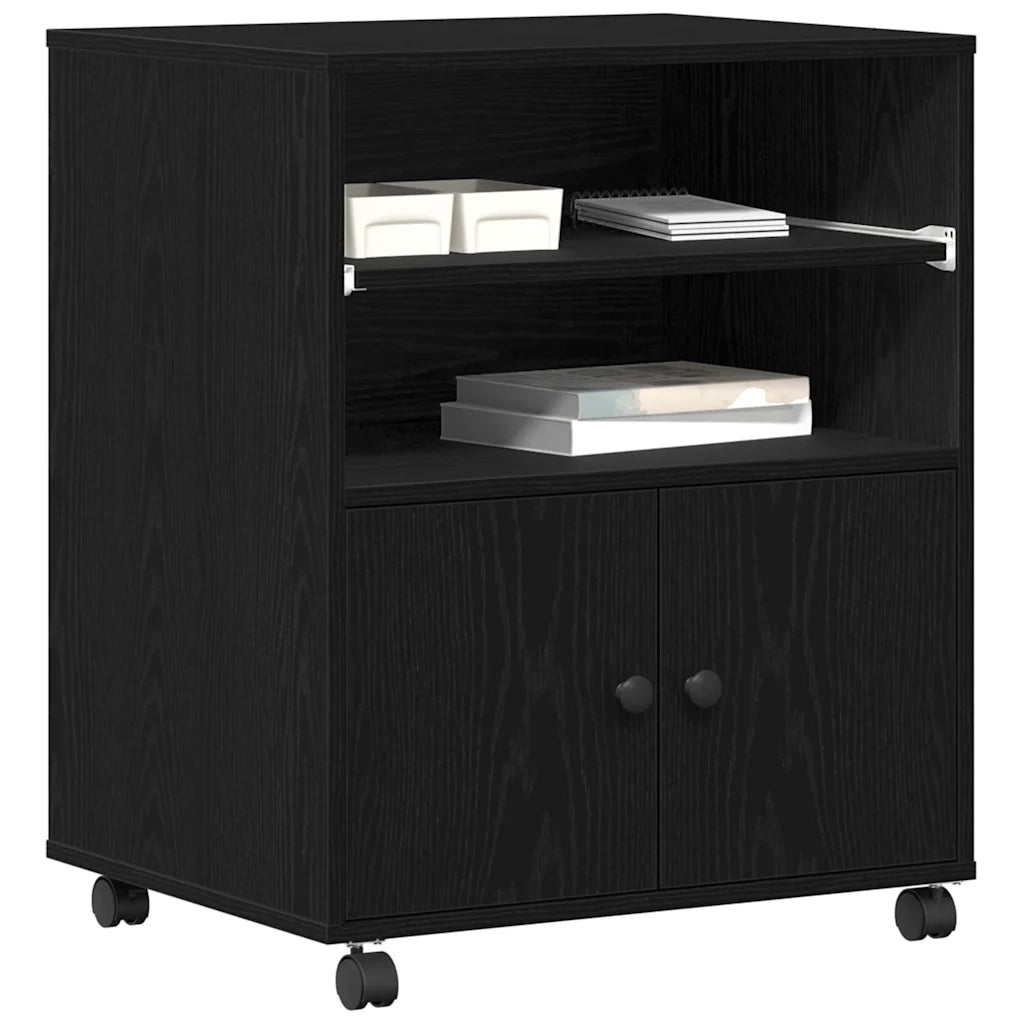 Supporto per Stampante Rovere Nero 60 x 48 x 74 cm CFW5890632