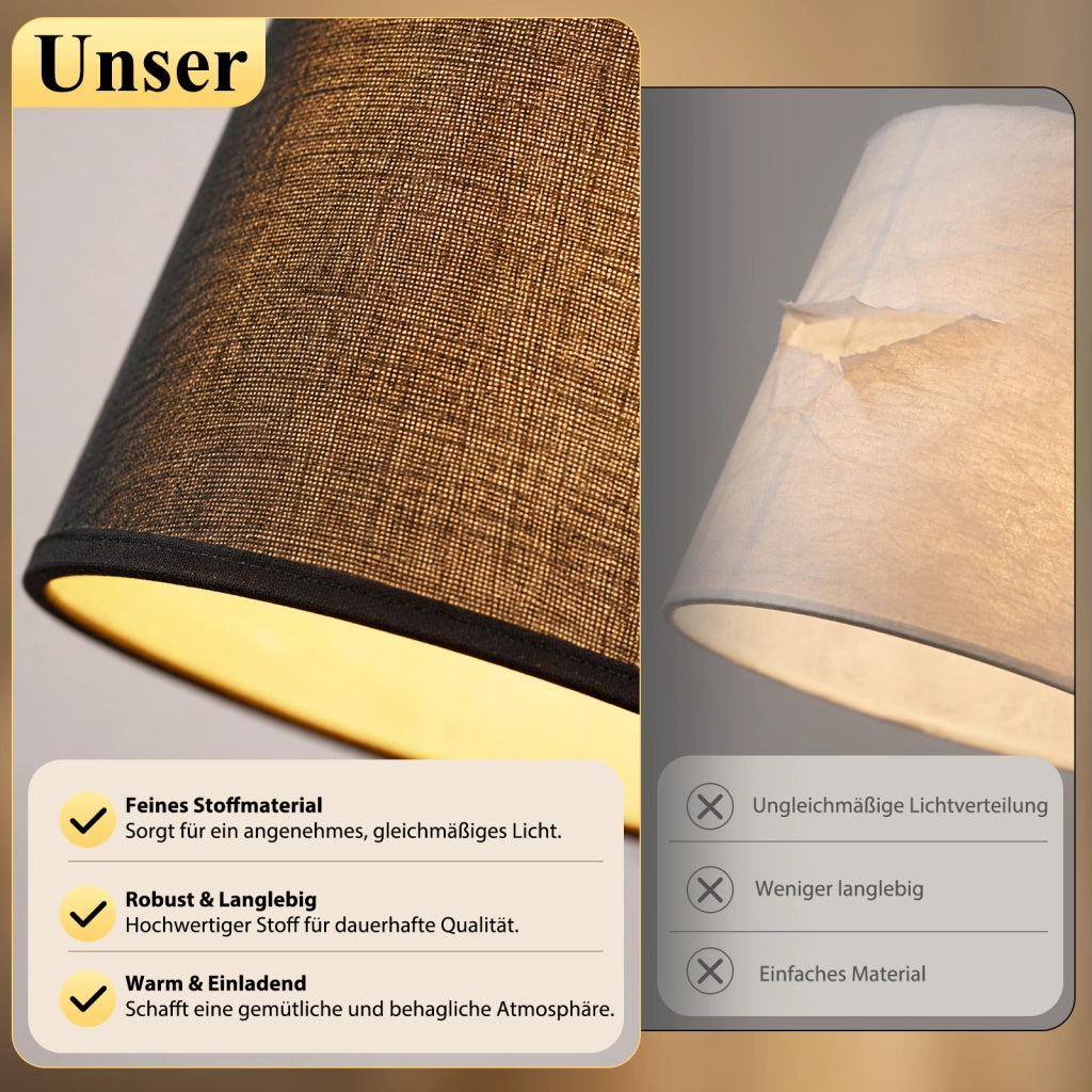 ZMH Lampada da Terra 160cm Paralume Nero Orientabile 360¡ã Interruttore a Pedale E27 Moderna per Camera Letto