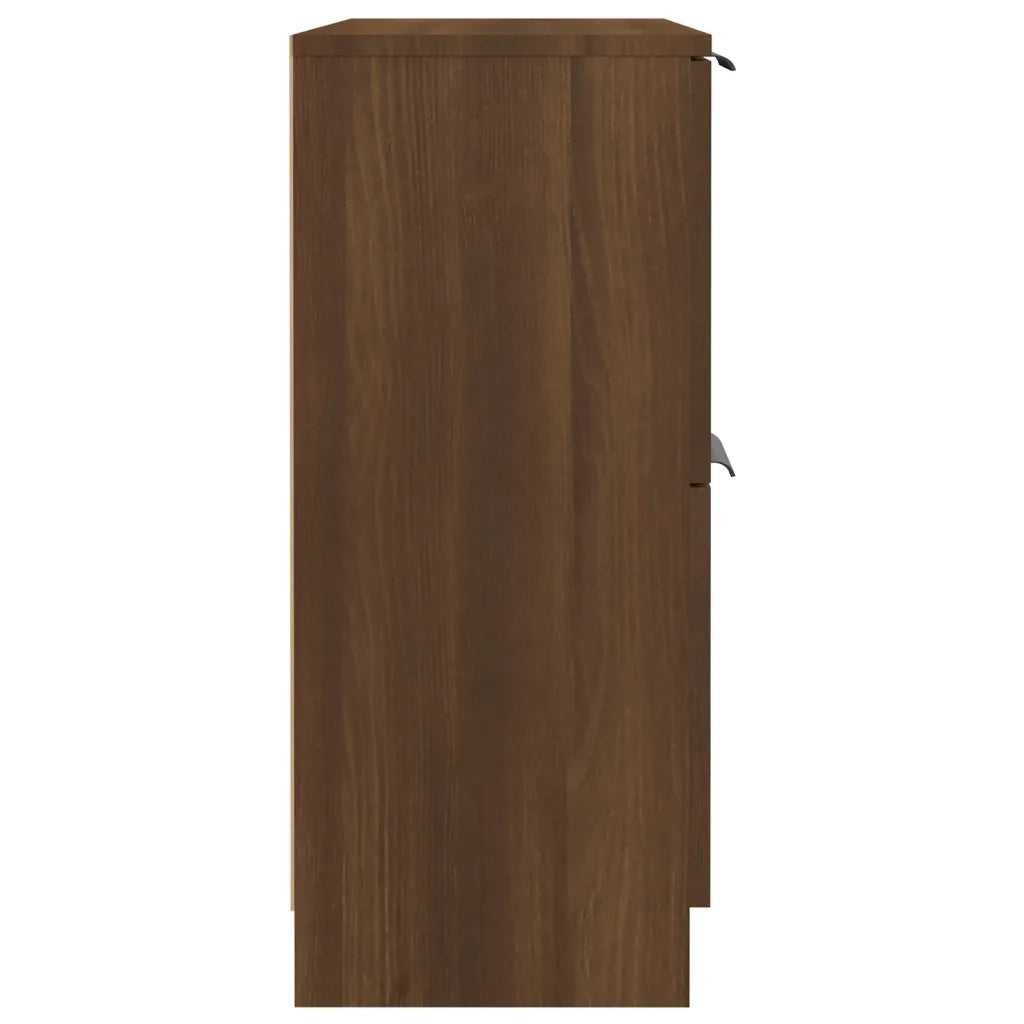 Credenza Rovere Marrone 60x30x70 cm in Legno Multistrato cod mxl 38787