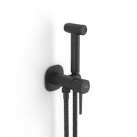 Set idroscopino bidet a incasso nera opaca con doccetta bidet – moderna, salvaspazio ed elegante