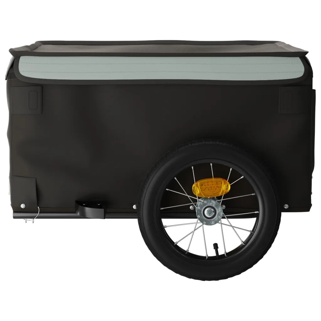 Rimorchio da Bici Nero e Grigio 30 kg in Ferro CFW5204189