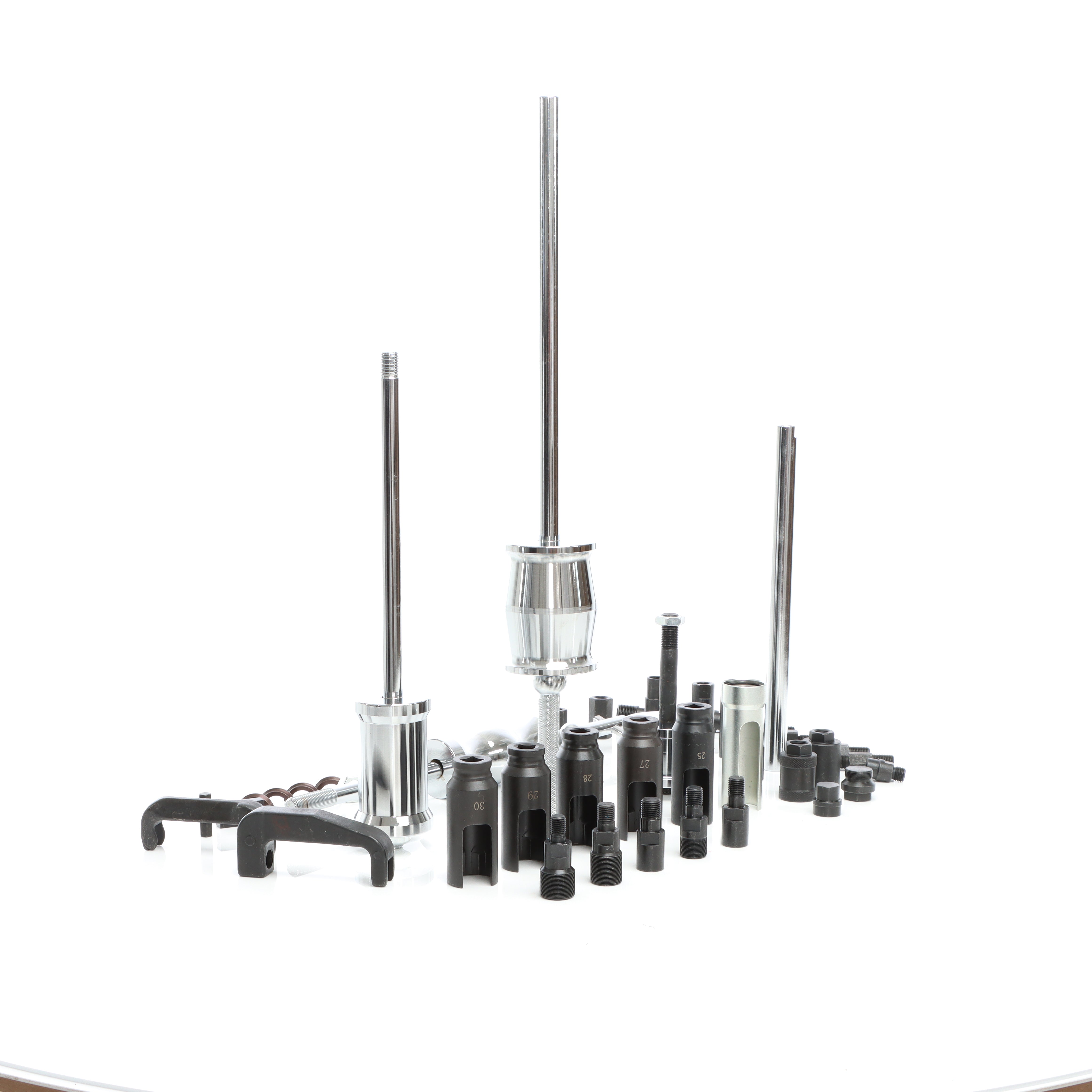 Set di 40 pz estrattori per iniettori CDI con 3 martelli scorrevoli e adattatori