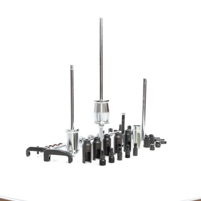 Set di 40 pz estrattori per iniettori CDI con 3 martelli scorrevoli e adattatori