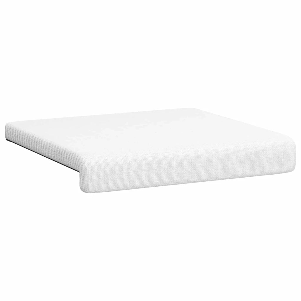 Cuscino per panchina 2 pcs Tessuto Bianco Profondità 35 cm 42043018