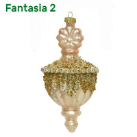 APPENDINO DI VETRO GLITTER