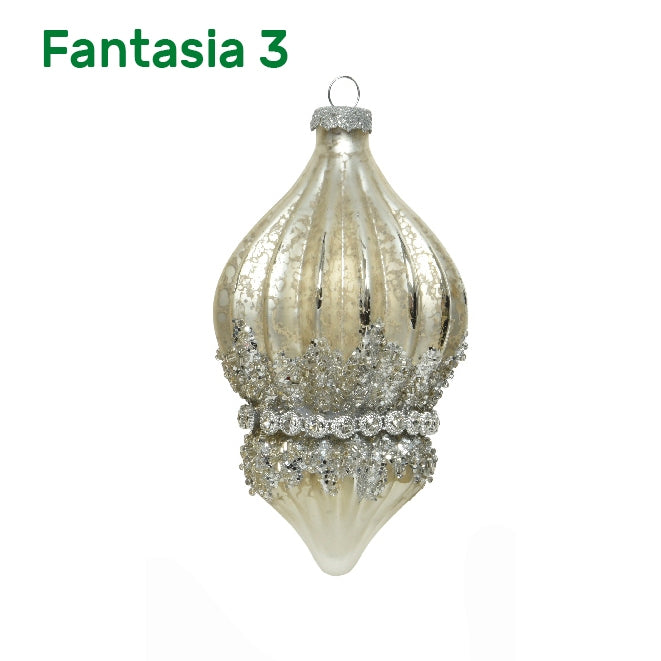 APPENDINO DI VETRO GLITTER