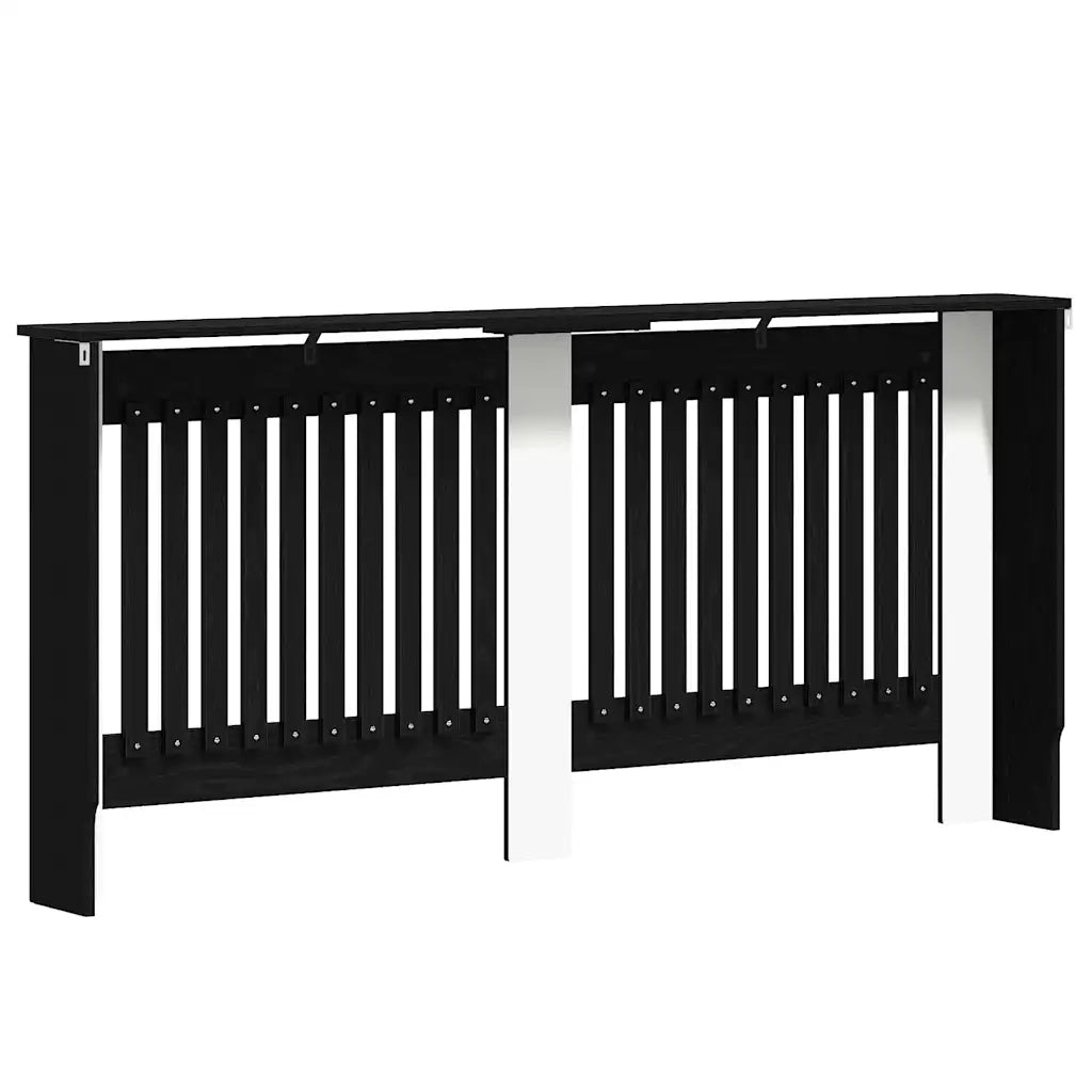 Copertura per radiatori Rovere Nero 172 x 19 x 81,5 cm