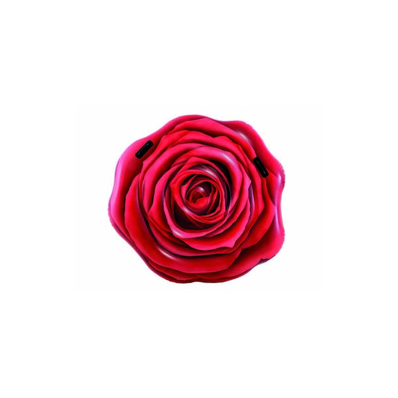 Materassino Forma Rosa Rossa Gonfiabile per Piscina Intex 137x132 cm