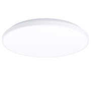 Plafoniera Contemporanea Crespillo Policarbonato Bianco Led Integrato 15W