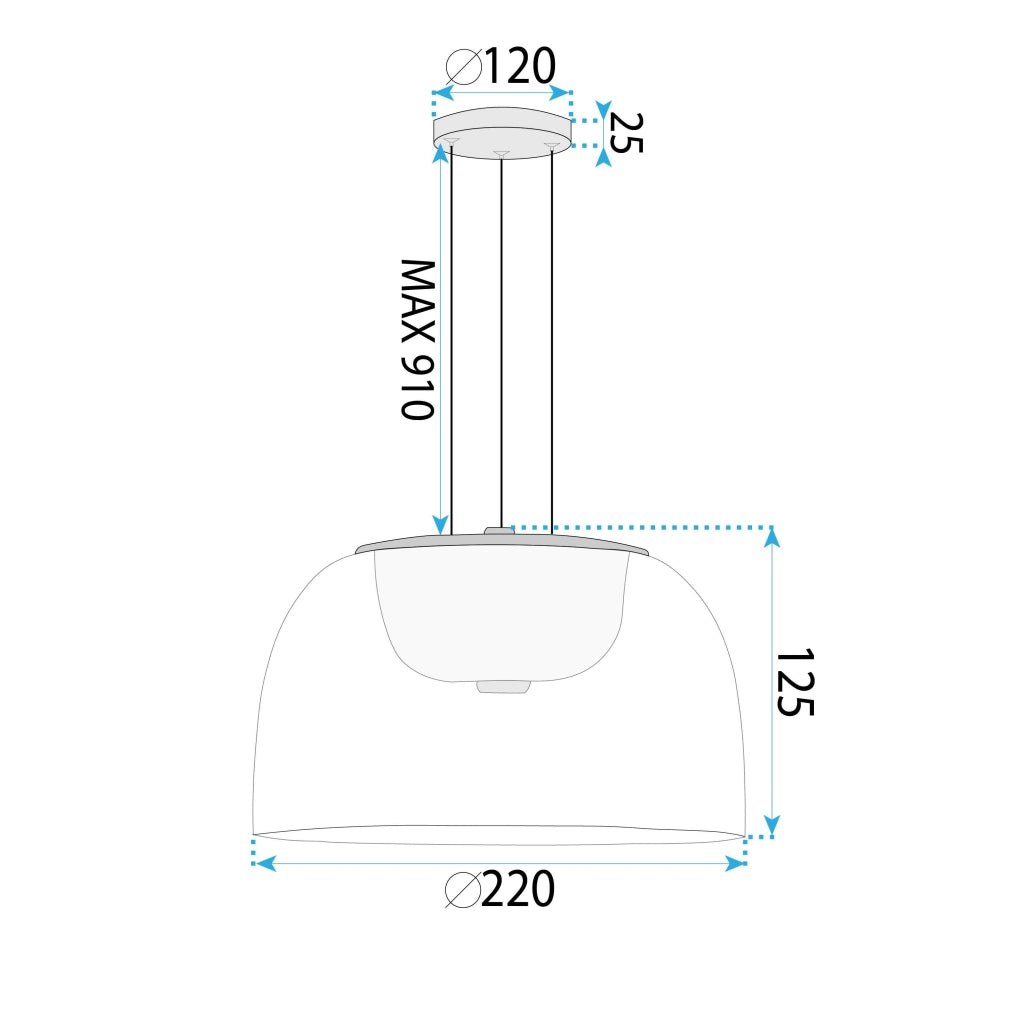 Lampada A Sospensione Led APP1690-1PC B Gold