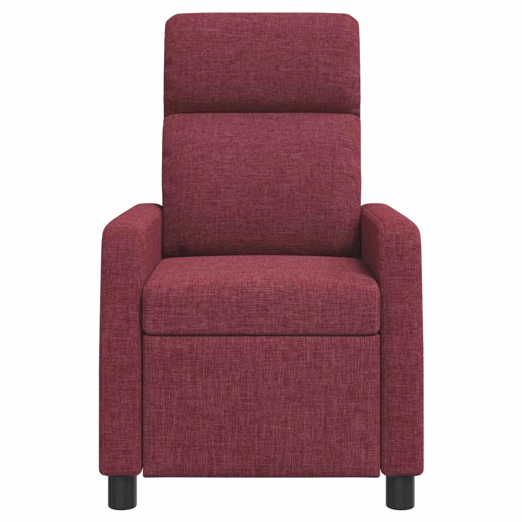 Divano Sedia-Poltrona Massaggiante Rosso Vino Tessuto 150158