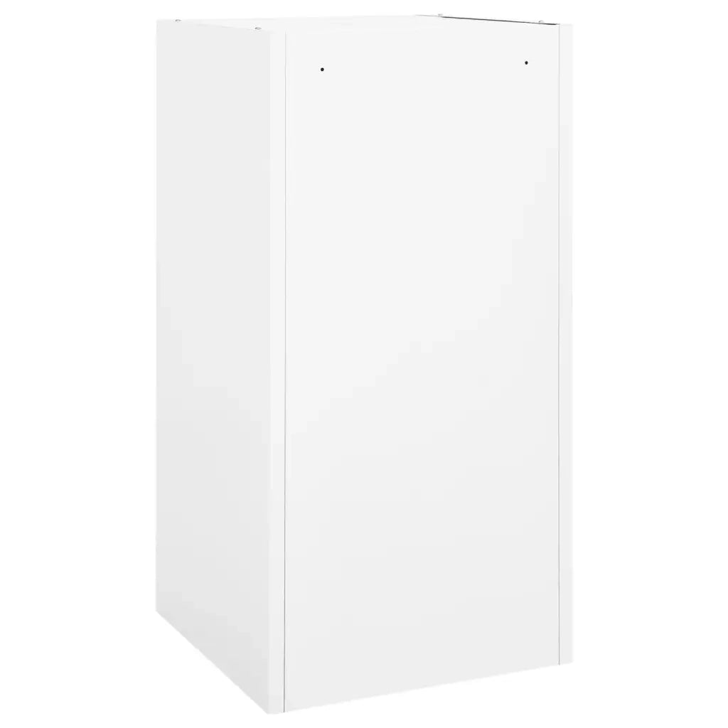 Armadio Porta Sella Bianco 53x53x105 cm in Acciaio 339603